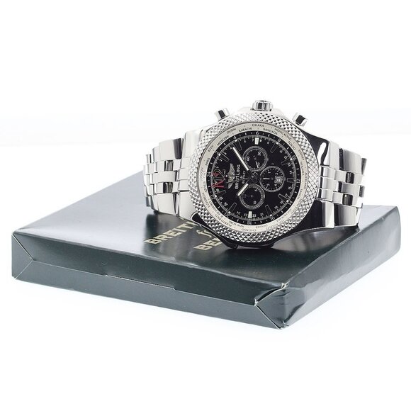 BREITLING Bentley A47362 GMT chronograph black Dial Automatic Men's Watch_885463 - Picture 2 of 7